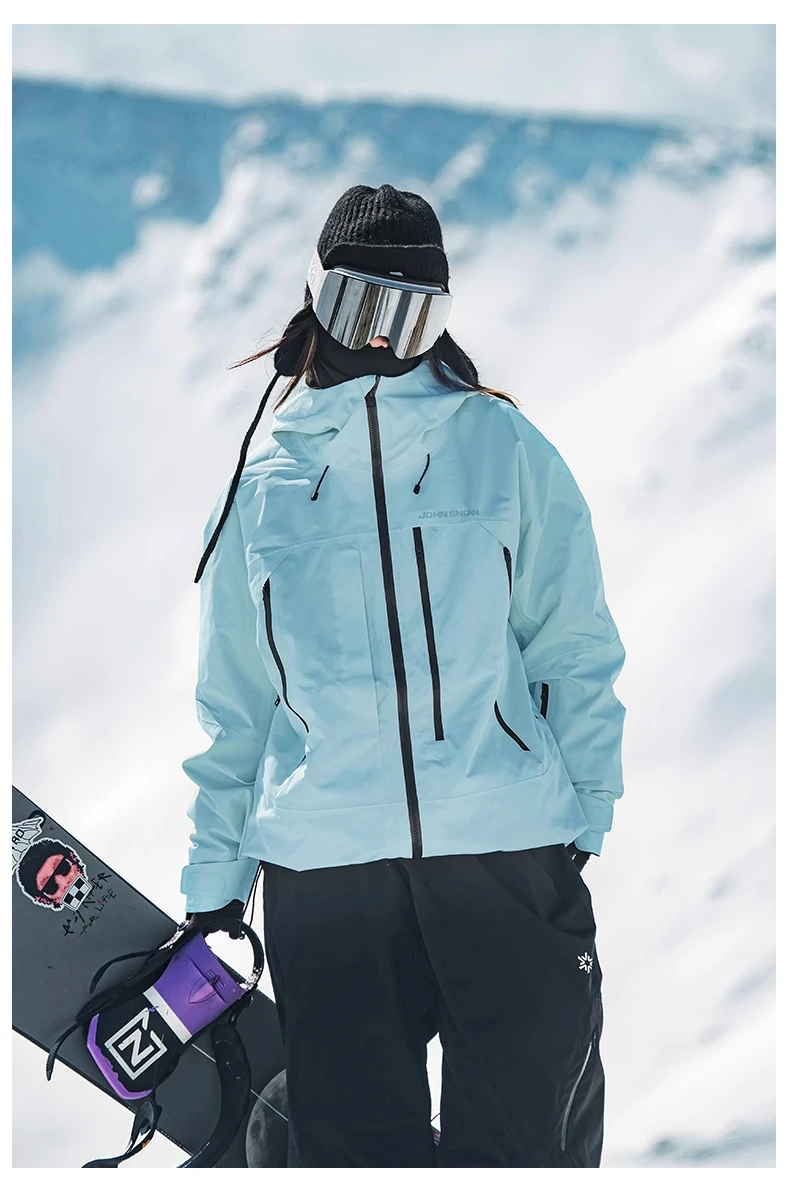 John Snow 2026 Unisex Snowboardjacke im Amerikanischen Stil Professionelle Wasserdichte Winddichte Thermische Winter-Skijacke für Männer & Frauen – Detail 18