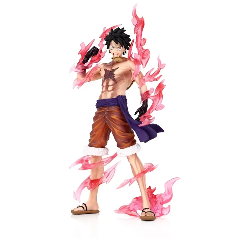 Bandai Hot One Piece Luffy Anime Figures Monkey D.Luffy Flowing Cherry Action Figures PVC Anime Collection Doll Toy Kid  Gift