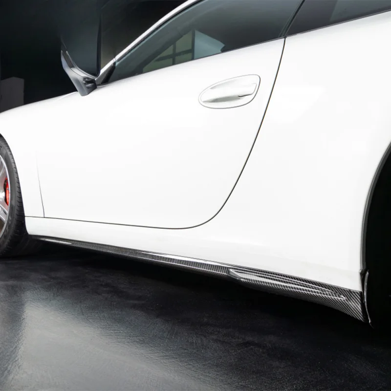High Quality Dry Carbon Fiber Aerodynamic Side Skirts Exterior Body Parts Fits 991 2012-2019 view 5