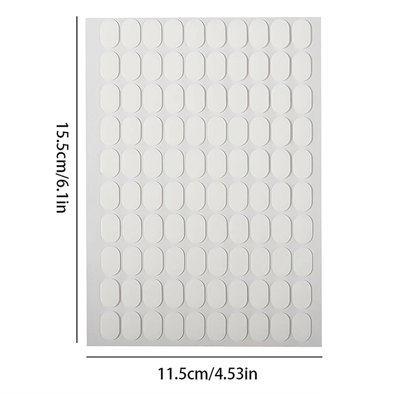 100 pièces presse sur Double face gelée bande ongles colle adhésif clair autocollants manucure Art présentoir Salon pratique montrant