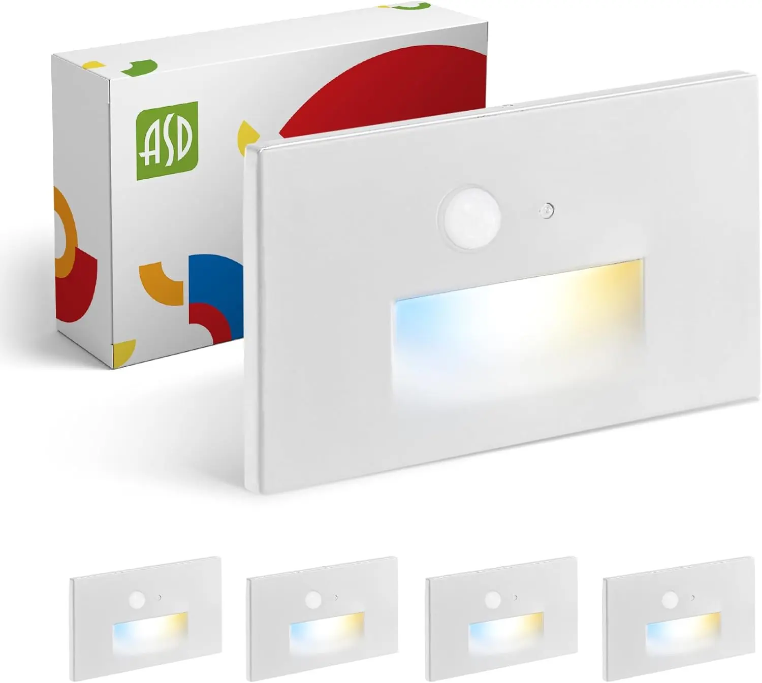 

Led Recessed Step Light Fixture | 3W 120Lm 3000K-5000K 120V | 3Cct, Motion Sensor, Pcell, Waterproof, Etl Listed | Dusk To Dawn
