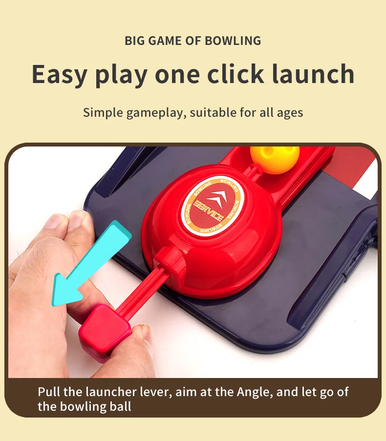 เด็กชุดโบว์ลิ่งในร่ม Ball Sport Double Battle Ejection ตารางเกมของเล่นเพื่อการศึกษาเด็ก Interactive ของเล่นเด็กของขวัญ