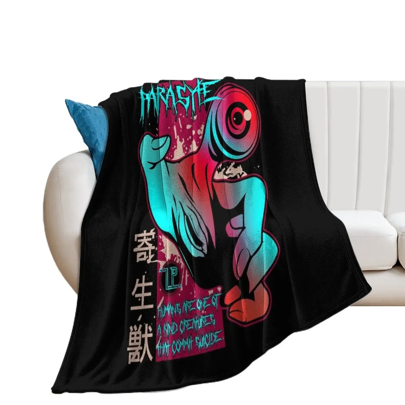 

Parasyte the maxim Throw Blanket Sofa Quilt Blankets Sofas Of Decoration Blankets