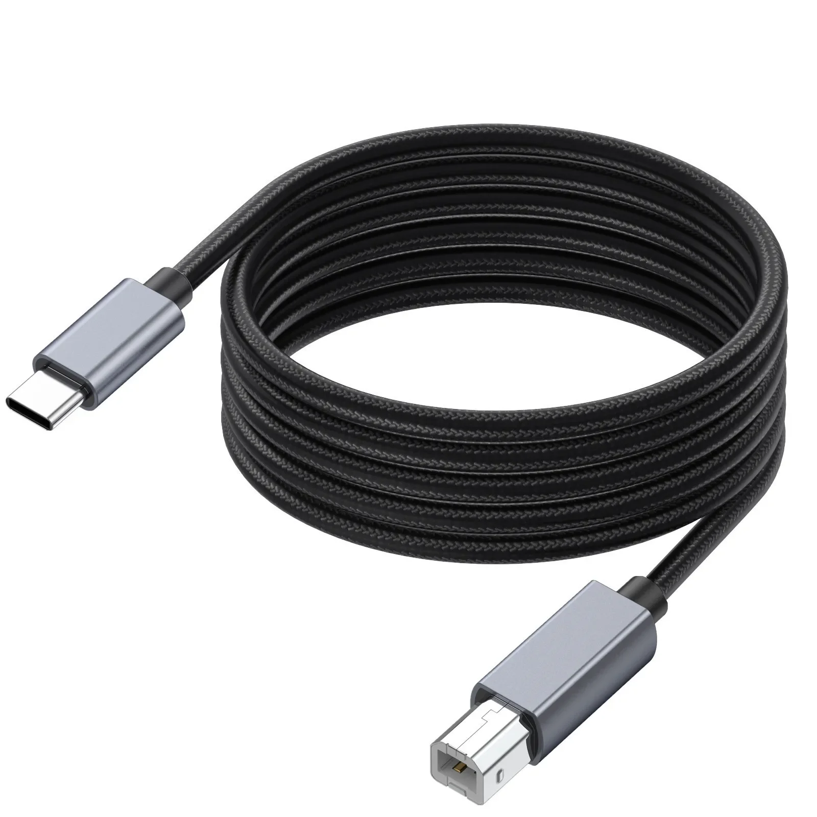 10M 5M 3M Type C Printer Cable USB C To USB B 2.0 Printer Scanner Laptop Computer for Epson HP Brother Huawei Xiaomi  Laptops