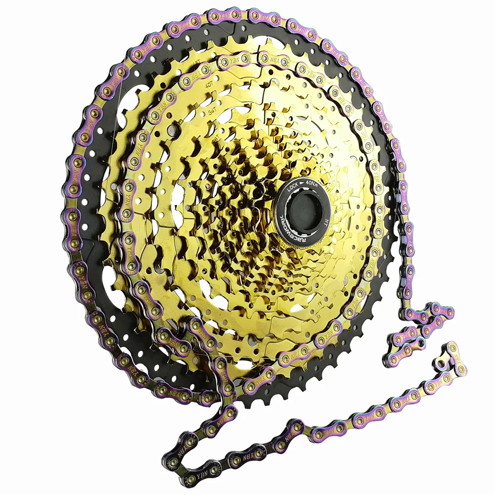 YBN Bike Chain 10/11/12 Speed MTB Mountain Road Bicycle Chains SLA