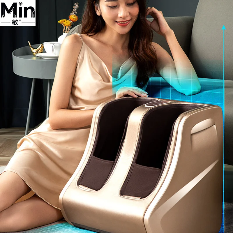 Calf Foot Massager Shiatsu Air Compression Heat Rolling Kneading Leg Massage Machine For Circulation Pain Relief