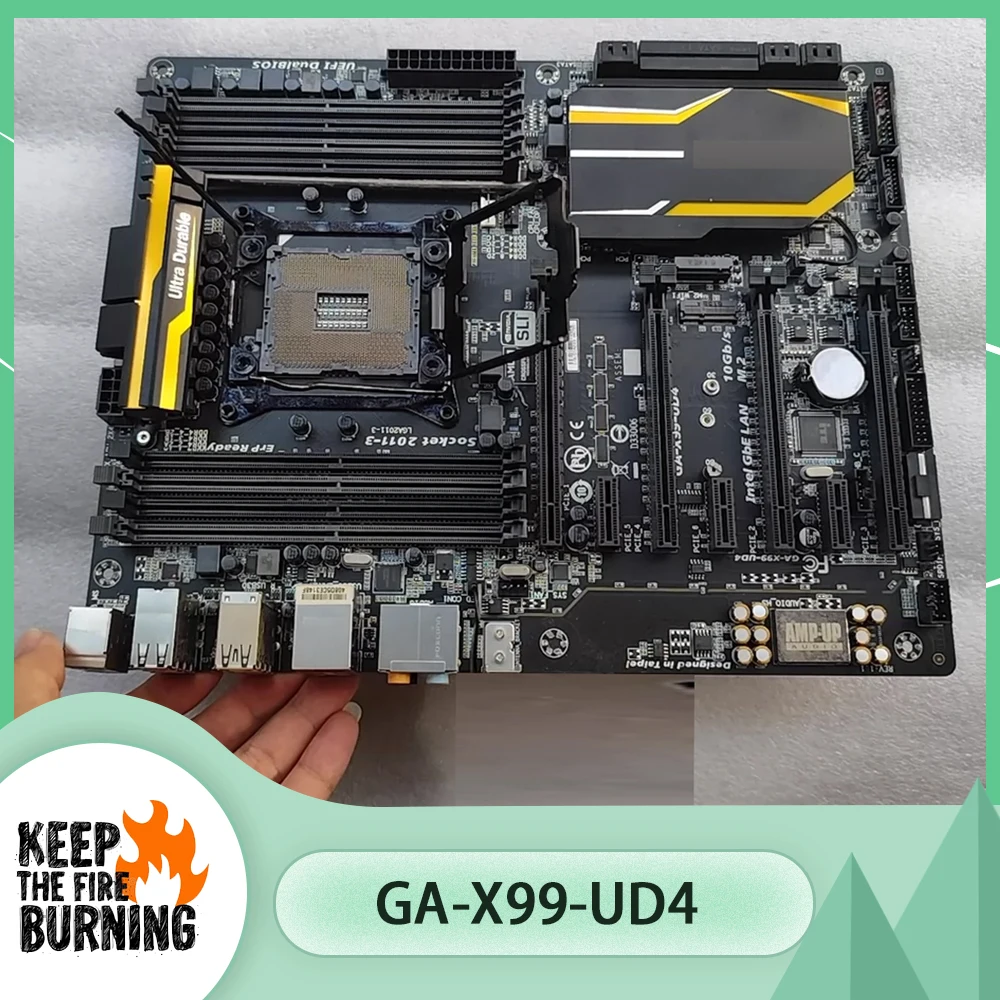 For Giga-byte GA Motherboard 128GB M.2 LGA 2011-3 DDR4 X99 Mainboard LGA-2011-3 GA-X99-UD4