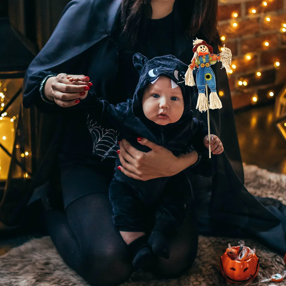 

5pcs Halloween Scarecrow Decorations Pumpkin Garden Lawn Yard Decorative Props Home Ornament Festival Gift