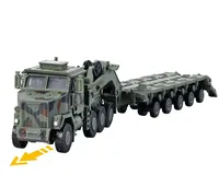 1:72 Scale Vehicle M1070 Transport Vehicle Building Blocks Assembly Model Car ABS Material Home Decor Items For Enthusiasts Gift