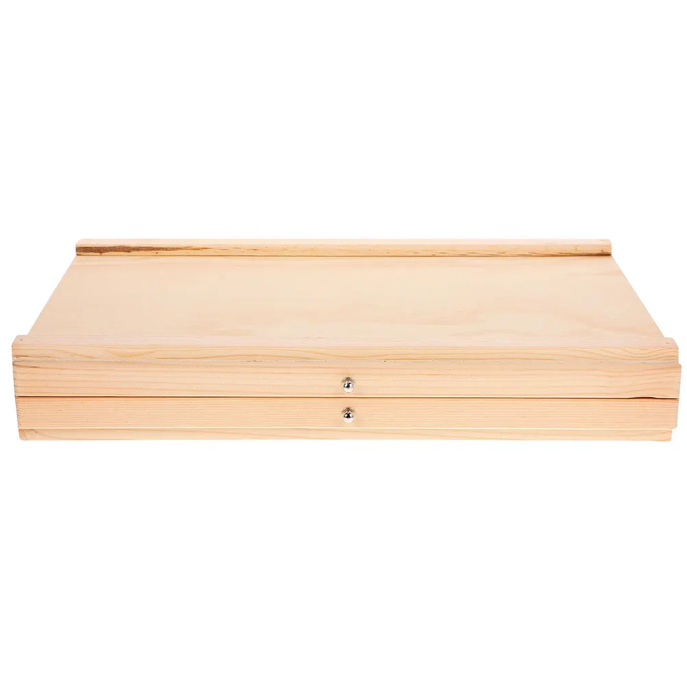 

Sturdy Wooden Paint Storage Box Multiple Drawers Art Supplies Organizer Sketching Pen Container For Artists Students Outdoor