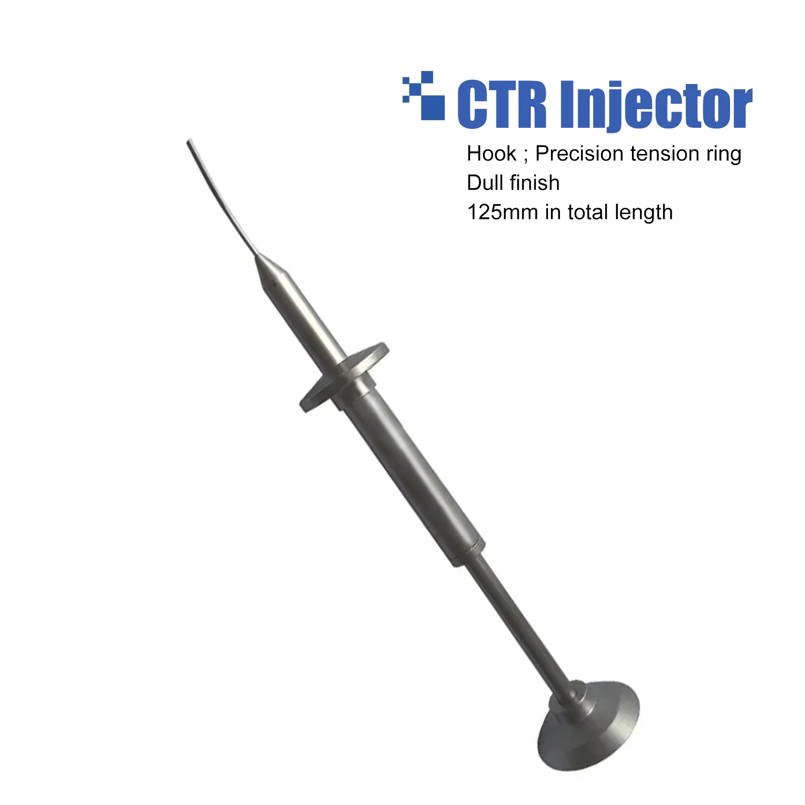 

CTR Injector Precision Tension Ring Hook 125mm Ophthalmic Surgical Instrument Eye Surgery Tool Stainless Steel