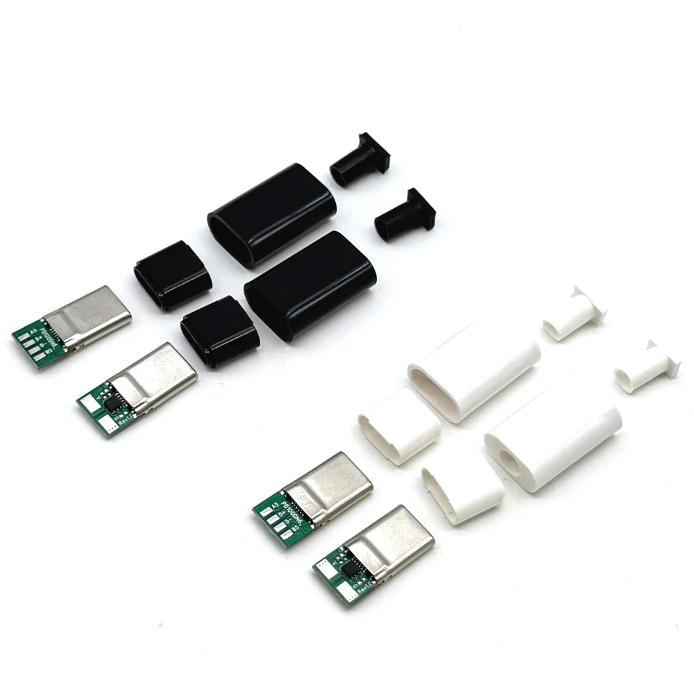 Wtyk męski 16P TYPE-C PD 240W 5A 50V Szybkie Ładowanie Złącze USB z Płytą Drukowaną do Lutowania Interfejs Linii Danych DIY Akcesoria do Kabli Danych — zdjęcie produktu 4