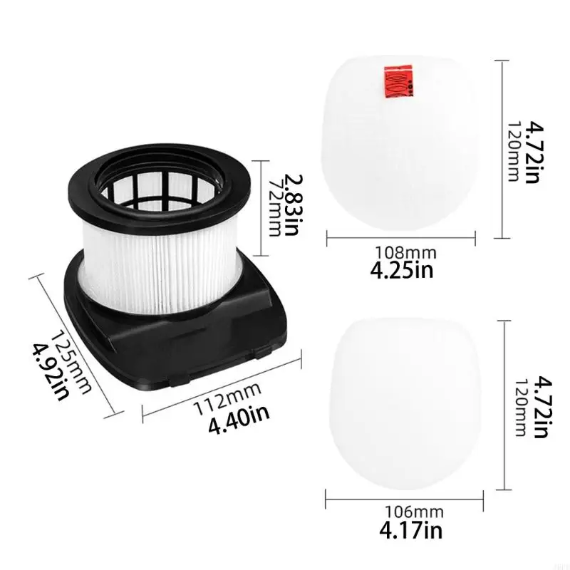 J6PE Sostituzione Filtri HEPA per IZ162H IZ362H IZ363HT IZ440H IZ462H IZ483H Accessori per aspirapolvere con aspirapolvere a