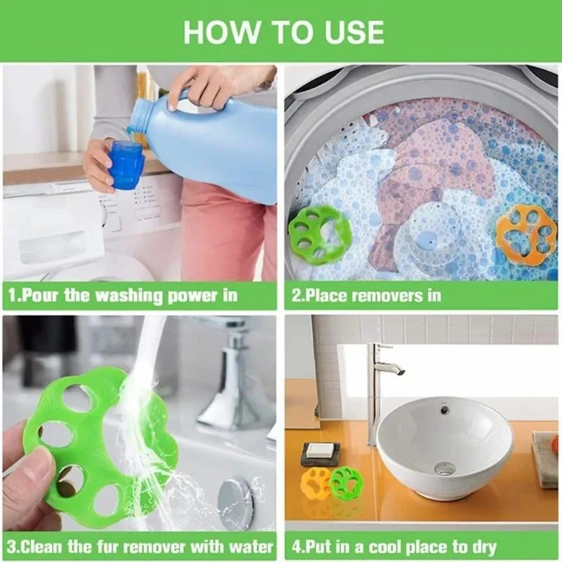 Hair Remover Cleaning Accessories Laundry Washing Balls Removes Lint From Clothes Grainer Take Out of Clothes Pet Roller