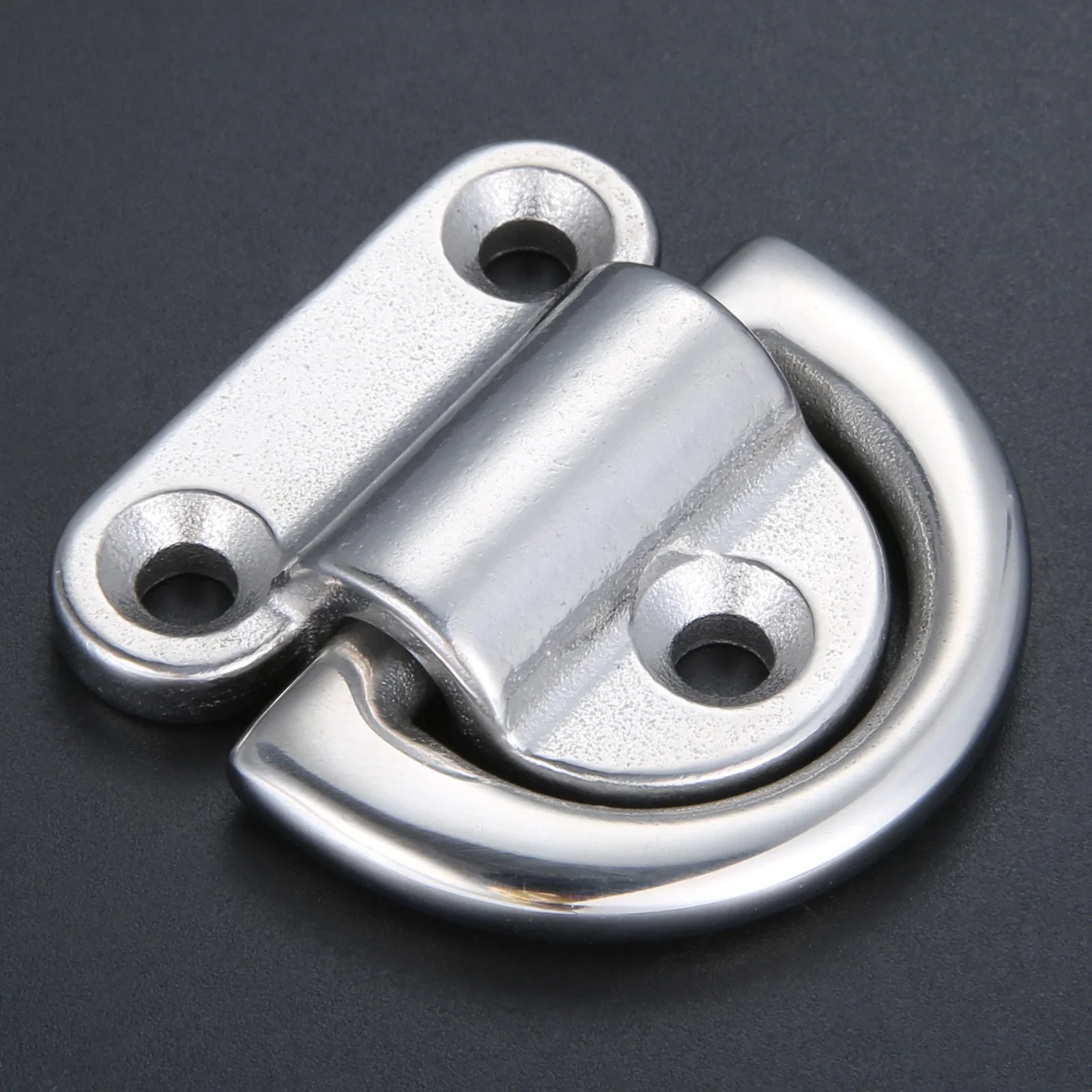 6mm łodzi jachtu ze stali nierdzewnej składana podkładka na oko pierścień mocujący D-Ring z dekoltem do akcesoriów do przyczepy morskiej