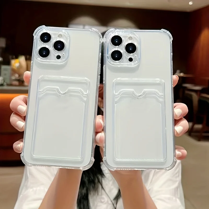Silikon-Kartenhalter-Handyhülle für Xiaomi Redmi Note 13 Pro 5G 12 11 10 9 9s 10s 11s Redmi 14C 13C 12C 10C mit Kartenfach