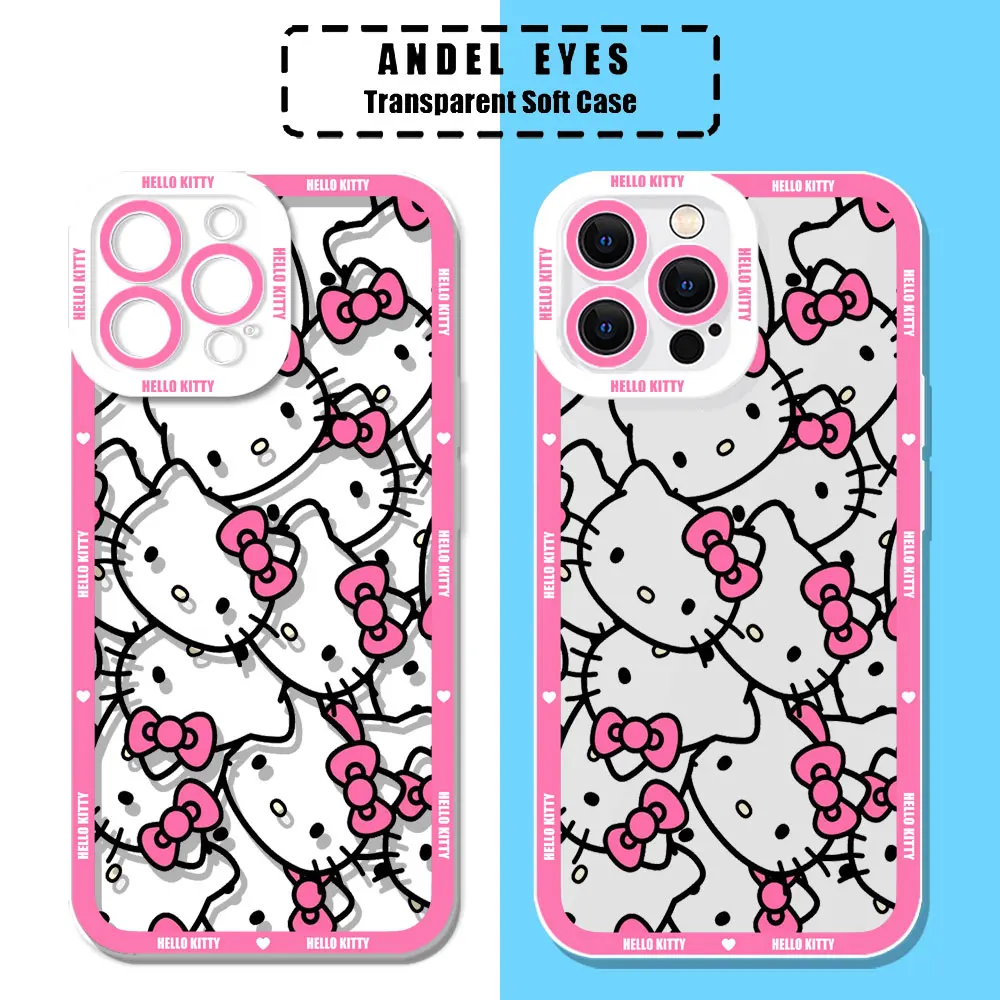 Cool Cute Hello Kitty Cat Phone Case For Infinix HOT 40 30 30I 20 20I 20S 12 12I 11 10 10S 10I PLAY Tecno Spark 10 20 PRO Cover