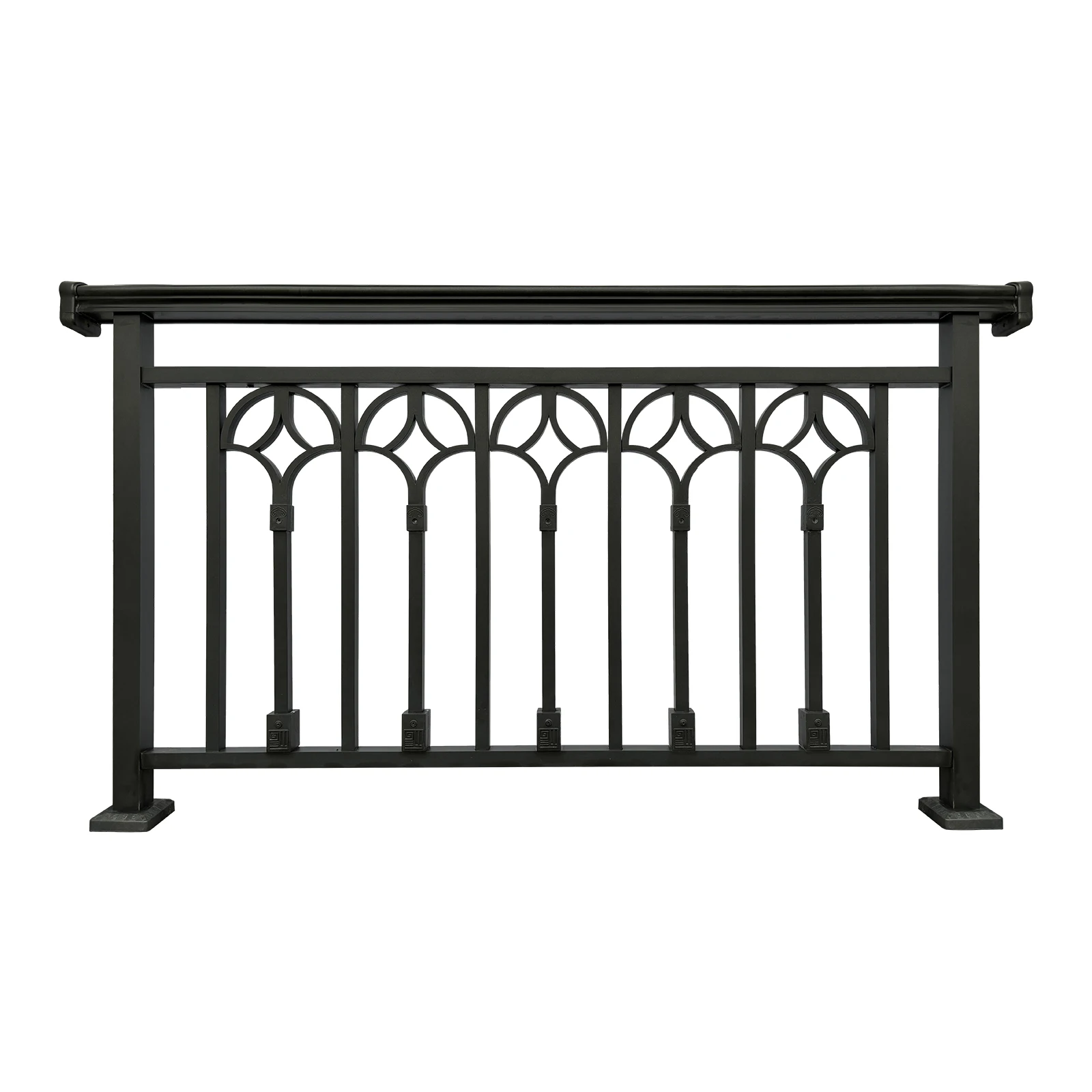 Aluminum Alloy Outdoor Stairs & Balcony Railings Villa Terrace Handrails Contemporary Design