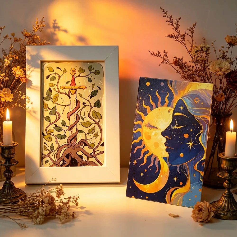 8/16/24/36 cartes postales avec cadre, images personnalisées, carte DIY, idéales comme cadeau pour exprimer ses sentiments lors de diverses occasions.