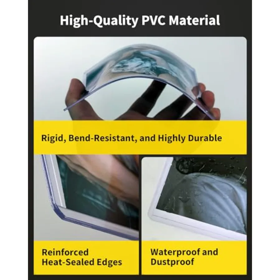 4x6 トップローダー 耐久性のある硬質プラスチック製スリーブシート フォトカード、K-POPポストカード、トレーディングカード用 25枚入り