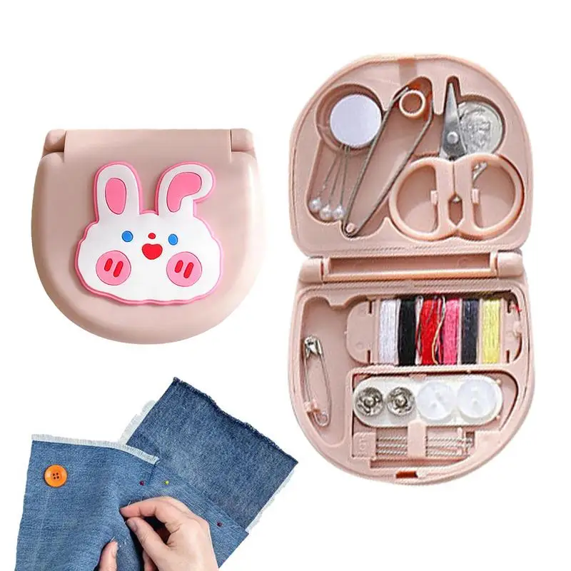 Sewing Kit With Case Portable Sewing Tool Travel Sewing Kit Emergency Sewing Repair Kit With Threads Scissors Sewing Needles