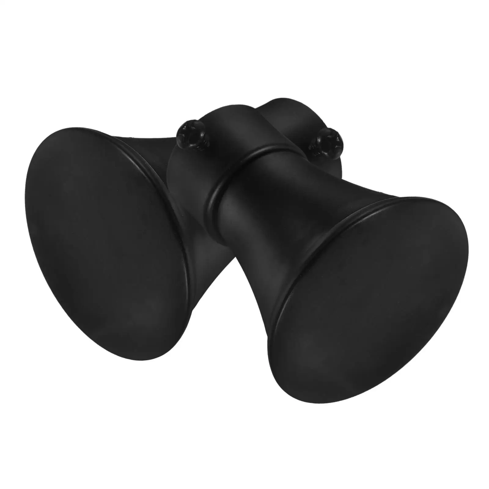 

2 Pcs Curtain Black Curtain Rod Finials Ends Only Rod Finials 28mm Diameter Black Coating Decorative Ends for Home Decor