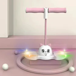 Pogo Jumper Balance Sense Training with Handle Bouncing Toy for Kindergarten Outdoor Indoor Children Boys Girls Playground