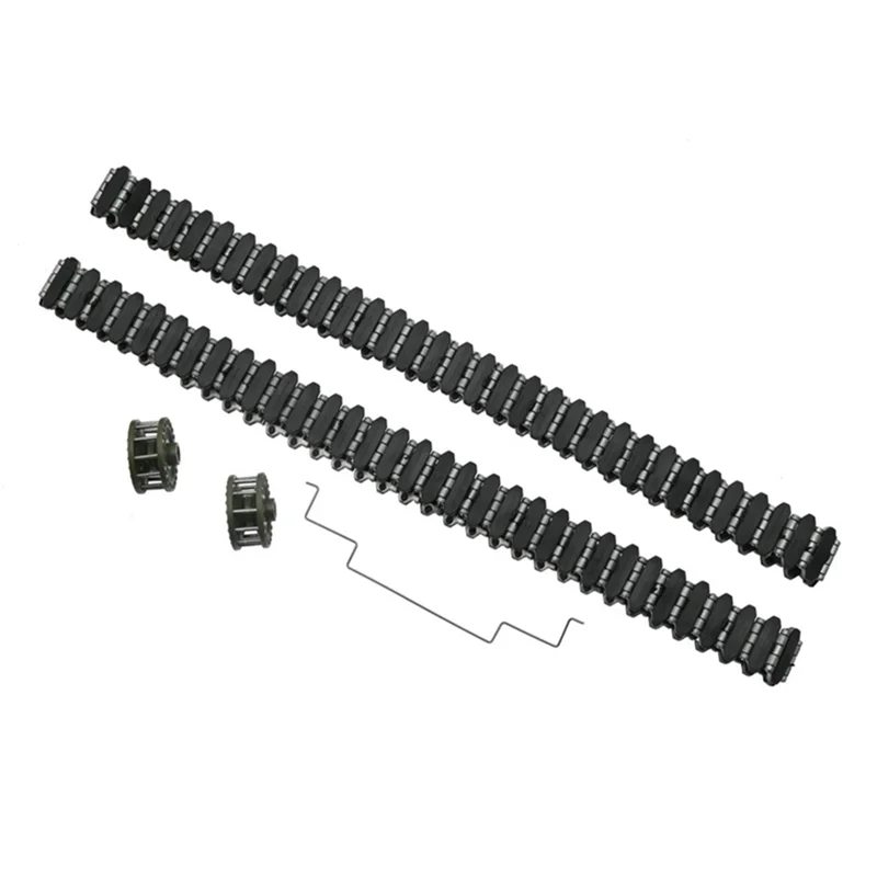 ABUM-การวิเคราะห์ล้อยาง Caterpillar Pedrail สําหรับ WPL E-1 1/16 รีโมทคอนโทรลถังอะไหล่อัพเกรด