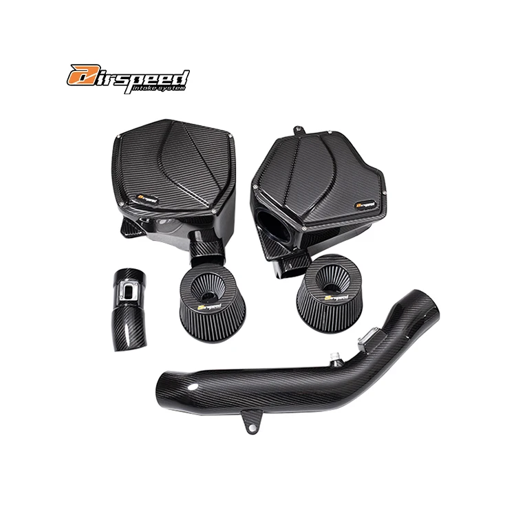 Airspeed High Strength Dry Carbon Fiber Cold Air Intake System Filter for  M2C M3 M4 F8X S58 Brand Discount New Condition