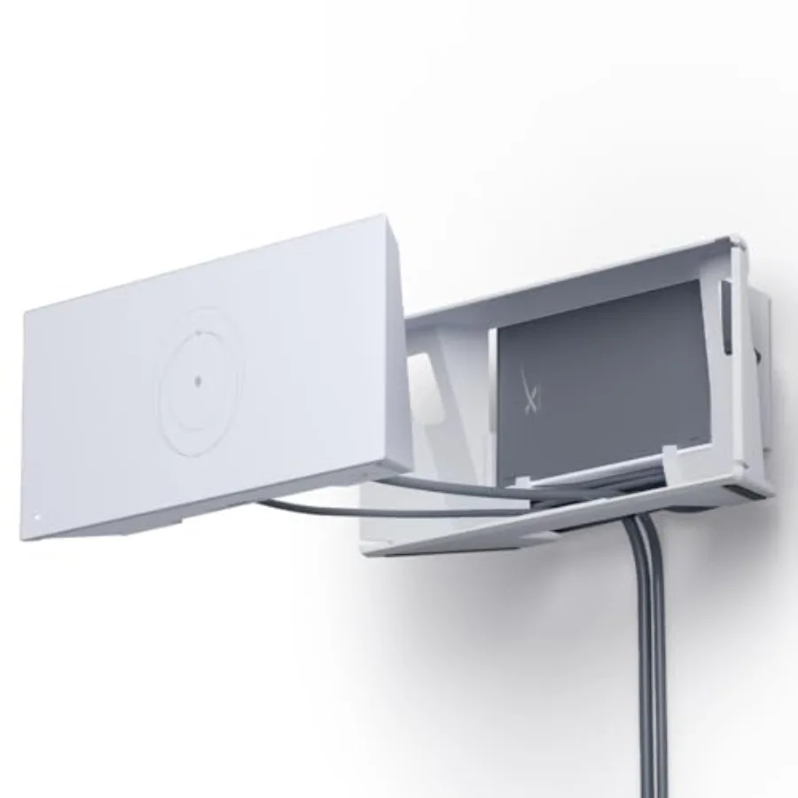 

Wall Mount Designed for Starlink Standard 4X/ Gen 3 Mesh Router Power Supply Mounting Kit with Cable Organizer Tie 2 in 1 Caddy
