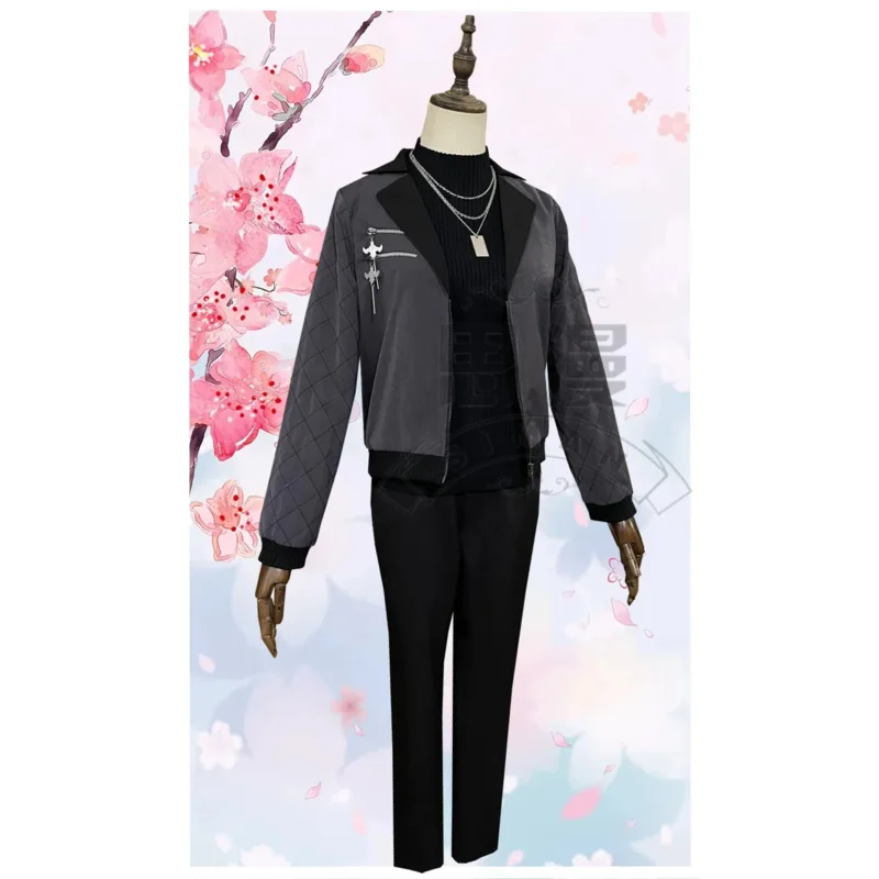 Vtuber YouTuber Luxiem Shu Yamino Sakura Bloom Outfits Anime Customize Cosplay Customs OI4316