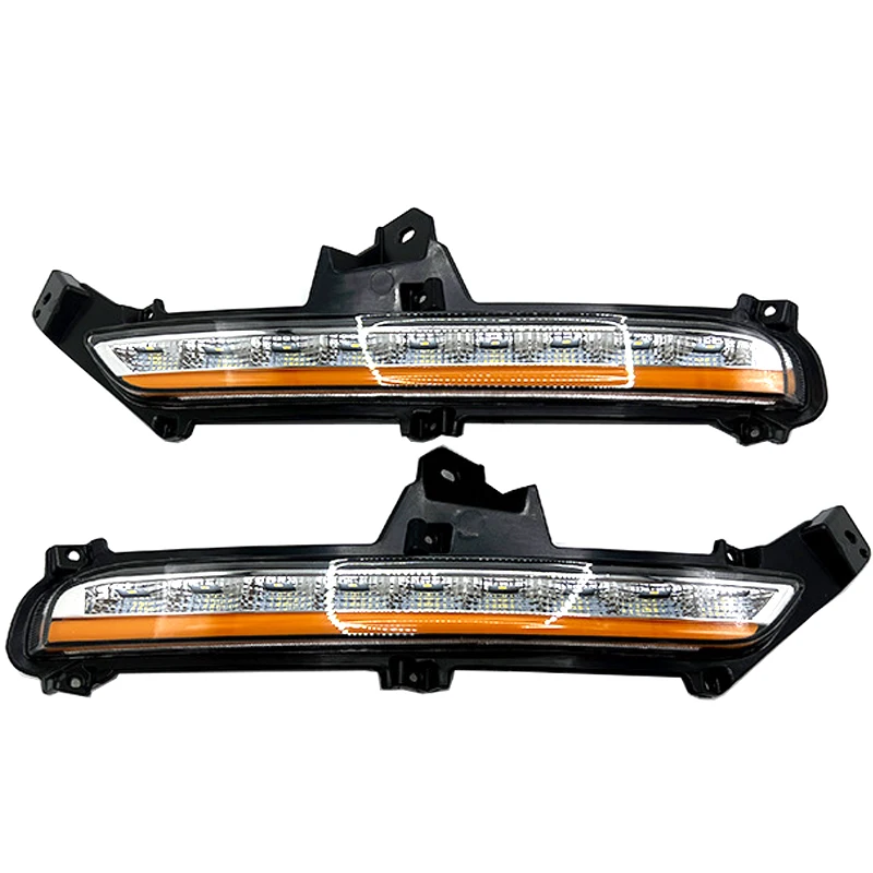 For Kia RIO K2 2015 2016  Car LED Two-color Day Running Light LED Day Running Lights