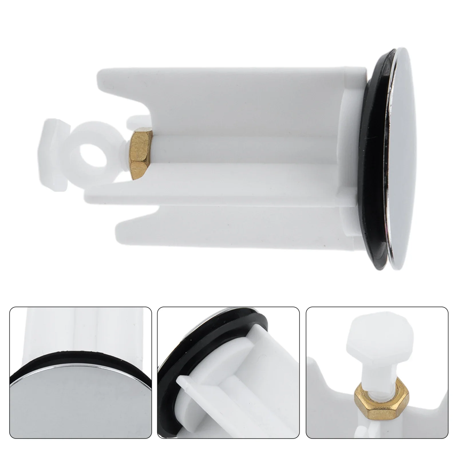 Copper Cover Wash Basin Plug Practical White Available Brand New Brass Head Diameter 4.0 Cm High Quality High Quality