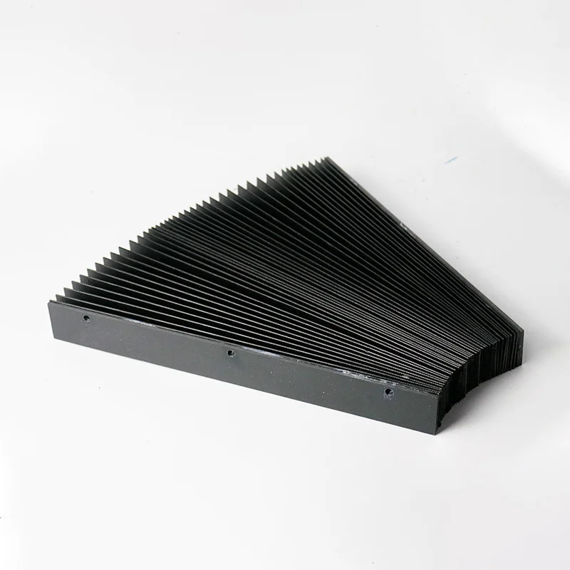 Dust Proof Cloth Organ Dust Cover Corrugated Bellows Rail Telescopic Shield For CNC Router Machine Streched Fold Width 15mm