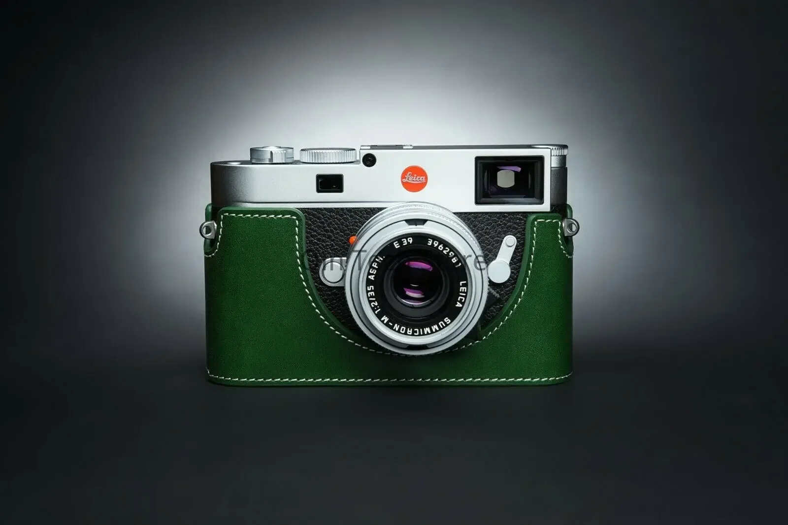 Echtes Leder Kameratasche handgemachte Halbkörpertasche für Leica M11 offene Batterie Design Schutzhülle Box Basis Haut Shell