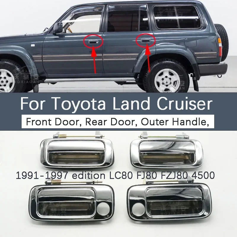 For Toyota Land Cruiser 80 LC80 FZJ80 4500 Front and rear left and right anti wiping door bowl handle 1990-1997, edition models