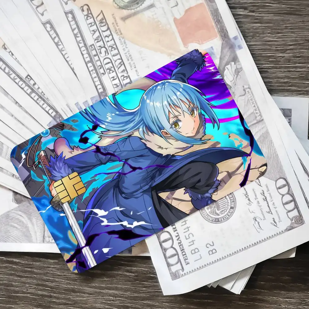 That Time I Got Reincarnated As A Anime Slime Poster Credit Skin Cover Card Stickers 4PCS Film Bus Pass Front Decoration Bank