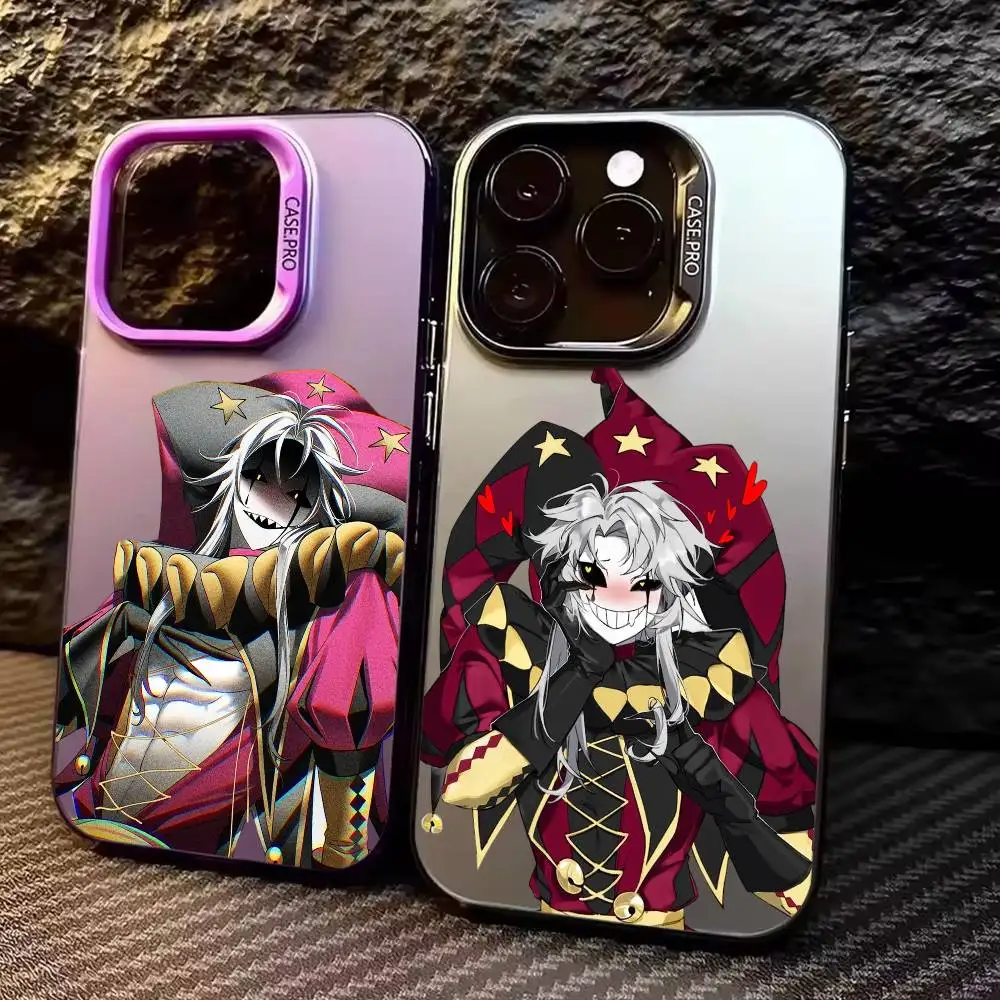 

Dark T-The F-Freak Circus Pierrot Phone Case For iPhone17,16,15,14,13,12,11 Plus,Pro Max Colored Silver Plated Inside Cover