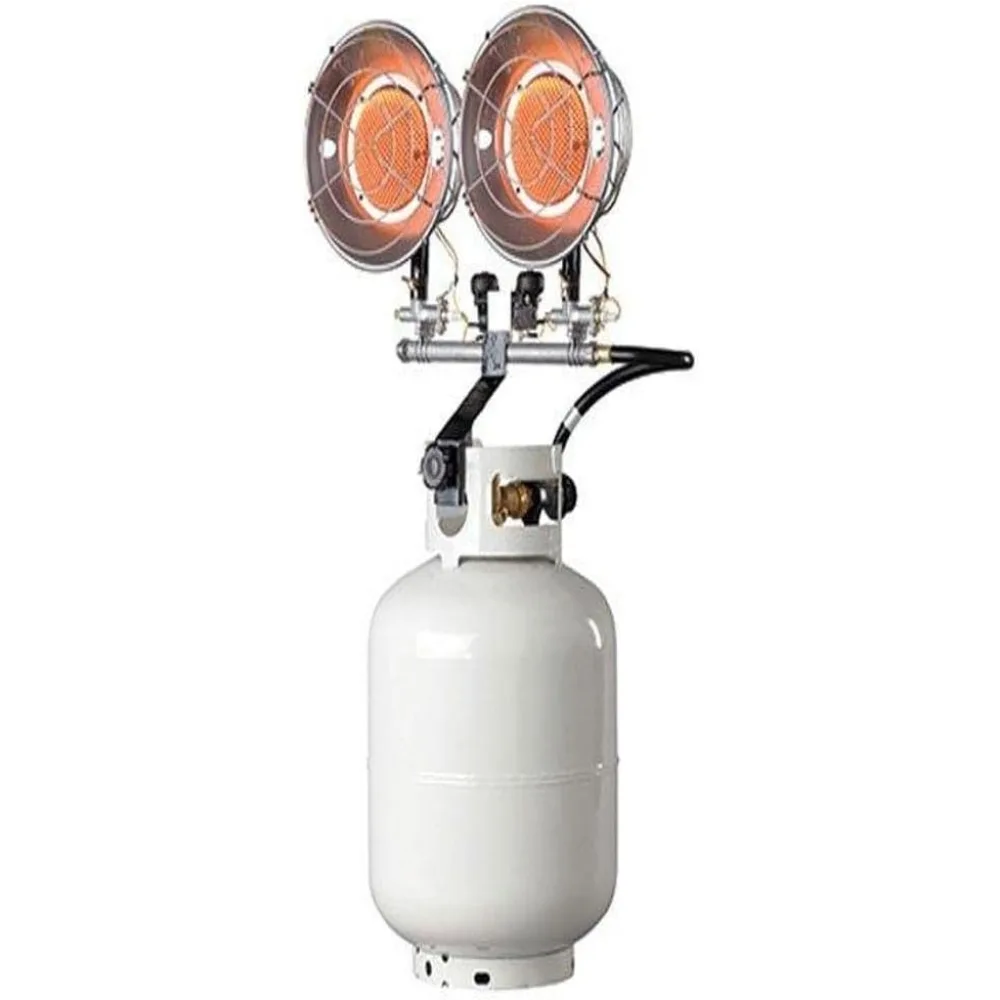 

Double Tank Top Outdoor Propane Heater (Propane Cylinder not Included)