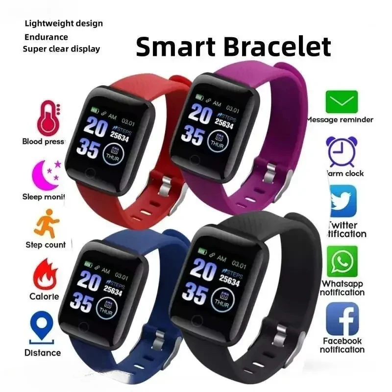 

EOENKK Fashion Smart Sports Watch Fitness Tracker Sports Watch Android IOS Smart Bracelet