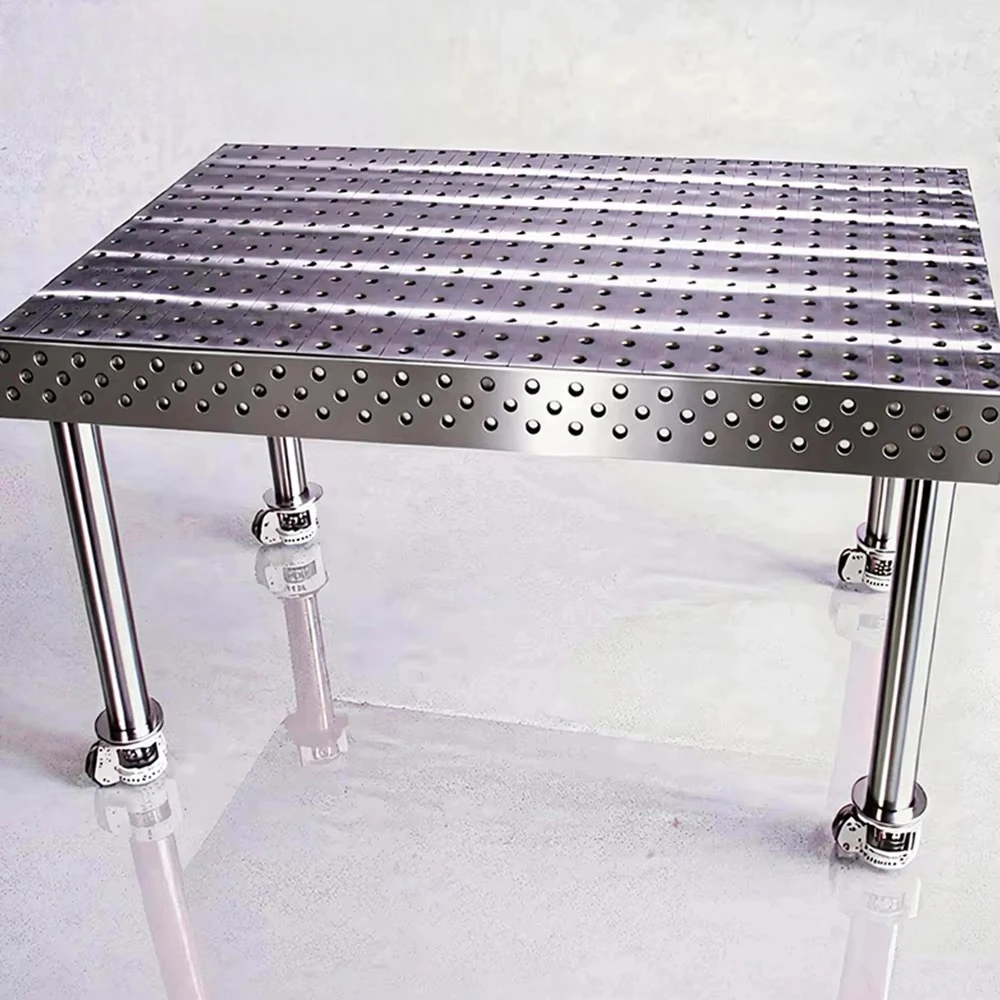 

Новый устойчивый 3D-сварочный стол из чугуна с защитой от деформации, доступны индивидуальные размеры и расположение отверстий, гарантия 2 года.