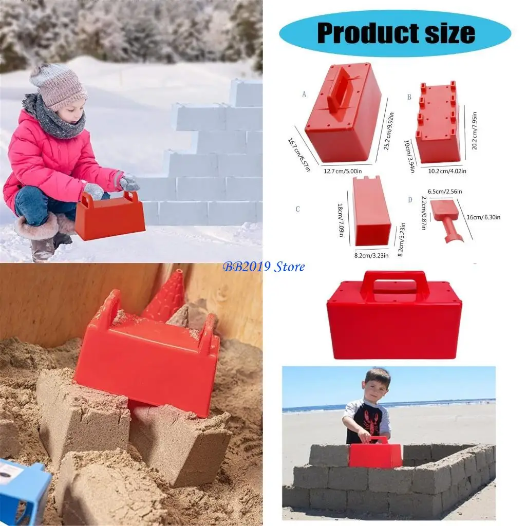 

Q0KB 4PCS/SET SAND CASTLE