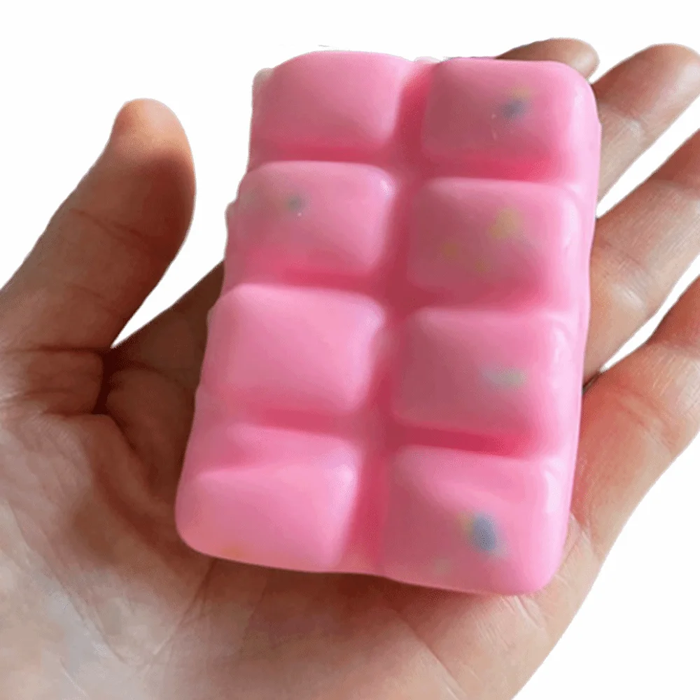 Handmade Crispy Chocolate Squishy Toy Portable Lightweight Crunchy Chocolate Pincher Crackable Crunchy Sound