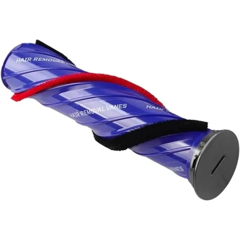 YLS-For Dyson V7 V8 V10 V11 V12 Compatible Anti-Tangling Hair Removal Brushbar With Matching End Cap Reduces Hair Wrap Knots