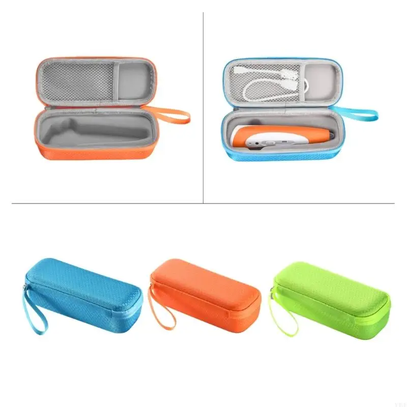 Y4UE Lightweight Hard Case EVA Storage Box with Mesh Pocket Portable Pen Holder for tiptoi 00110 00112 00113 00114 00500