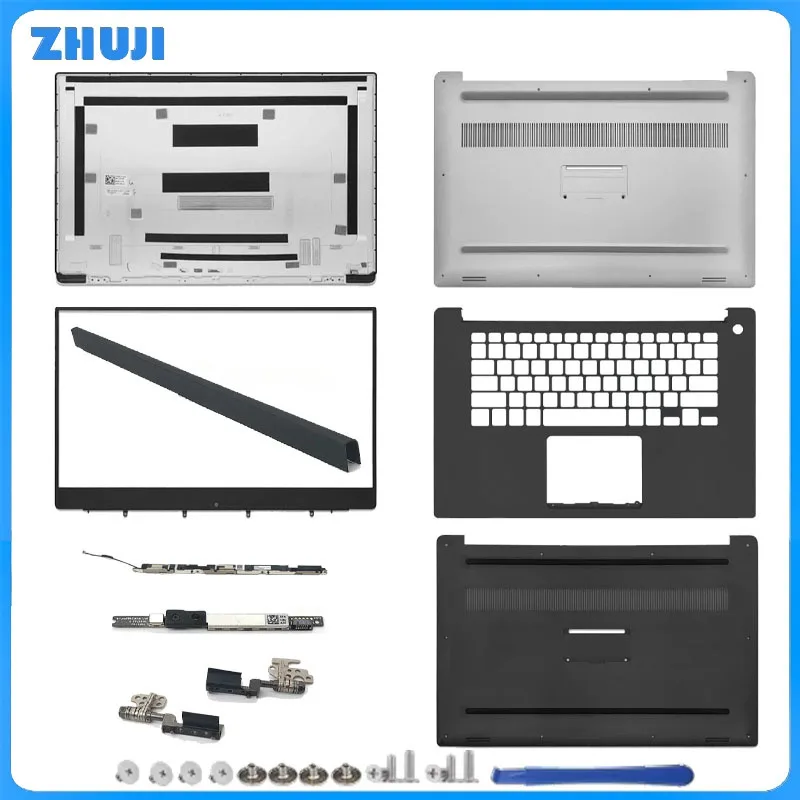 

For XPS 15 9570 M5530 Laptop Case LCD Back Cover Front Bezel Palmrest Bottom Case Hinges Cover Wifi Cable Camera