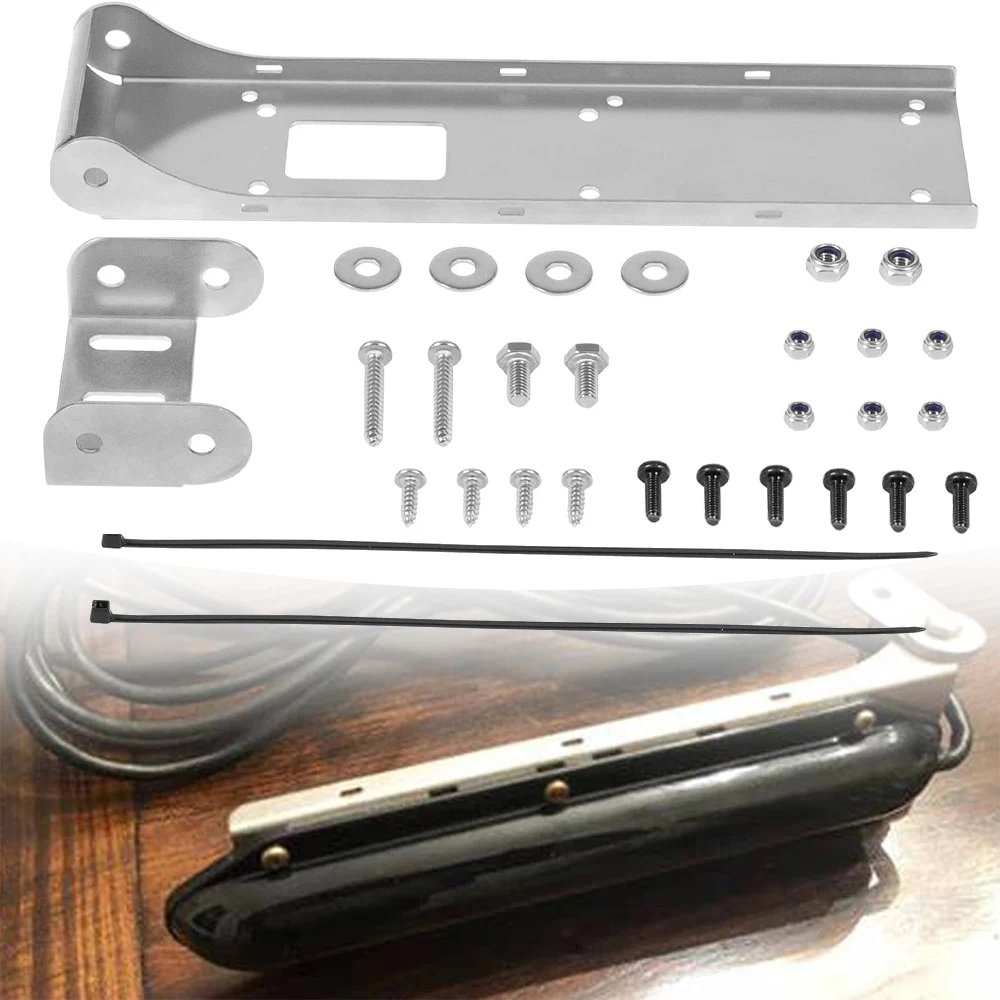 

LSS-2HDSkimmer Transducer Mounting Bracket Silver Compatible with LSS-2 HD Skimmer Transducer Replacement Part Number000-10874-0