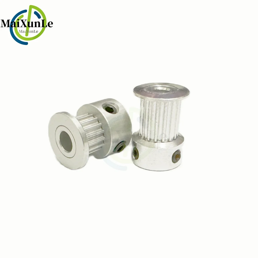 Maixunle 3D Printer Accessories 2GT Synchronous Wheel GT2 K-type 16 Teeth Inner Hole 3-6.5mm Width 6mm 7mm 9mm 10mm 15mm