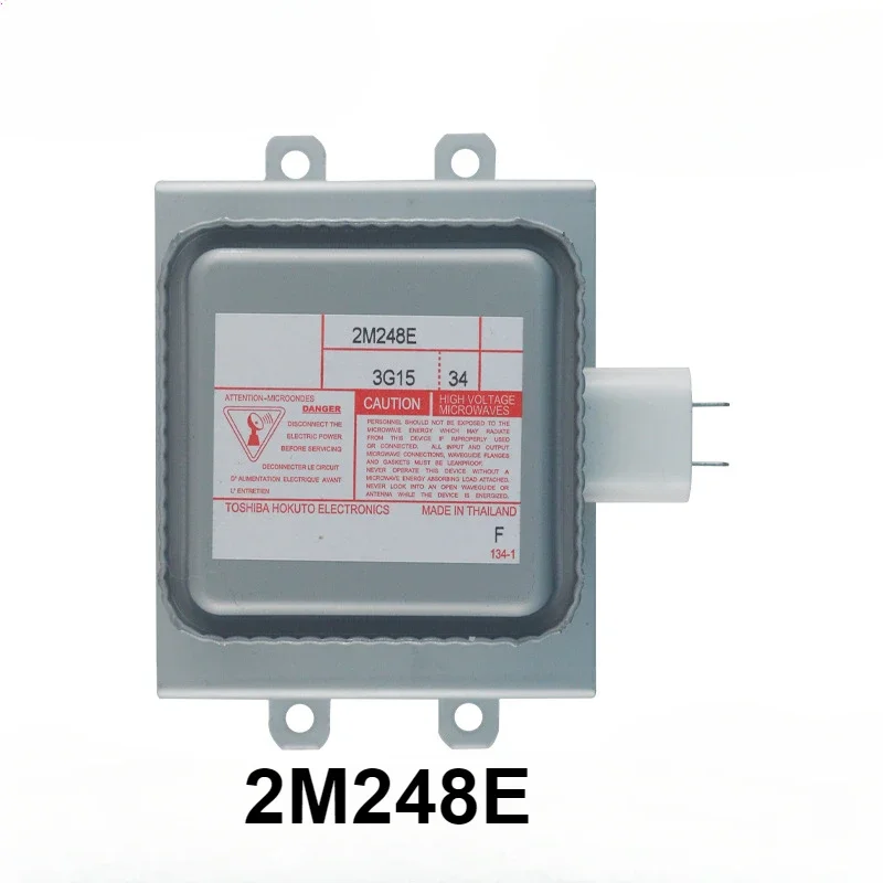 New microwave magnetron For Toshiba 2M248E long foot fixed frequency 1KW air-cooled microwave oven drying equipment vacuum tube