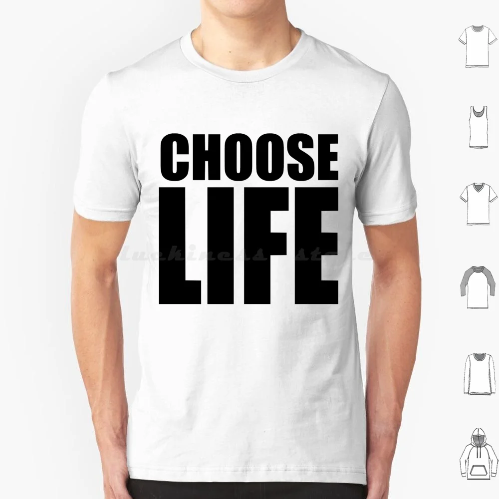 Choose Life-Wham T Shirt Cotton Men Women DIY Print Choose Life Wham